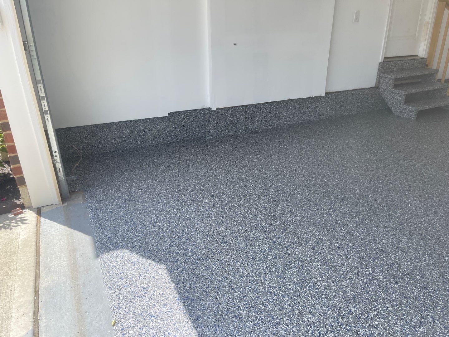 Garage Floor using Galaxy Blue by Your1DayFloor.com