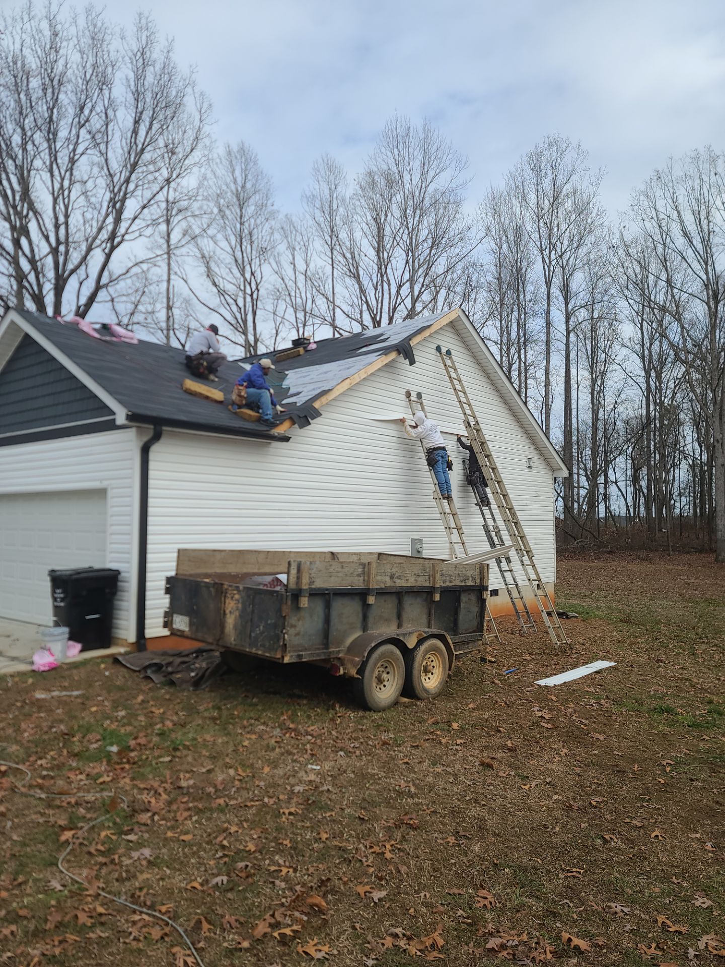 Residential Roofing Repair using Architectural shingles by BROCK BUILDERS 