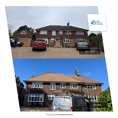 Roof Clean and Biocide Treatment using Honda 15lpm Low Pressure Washing Machine