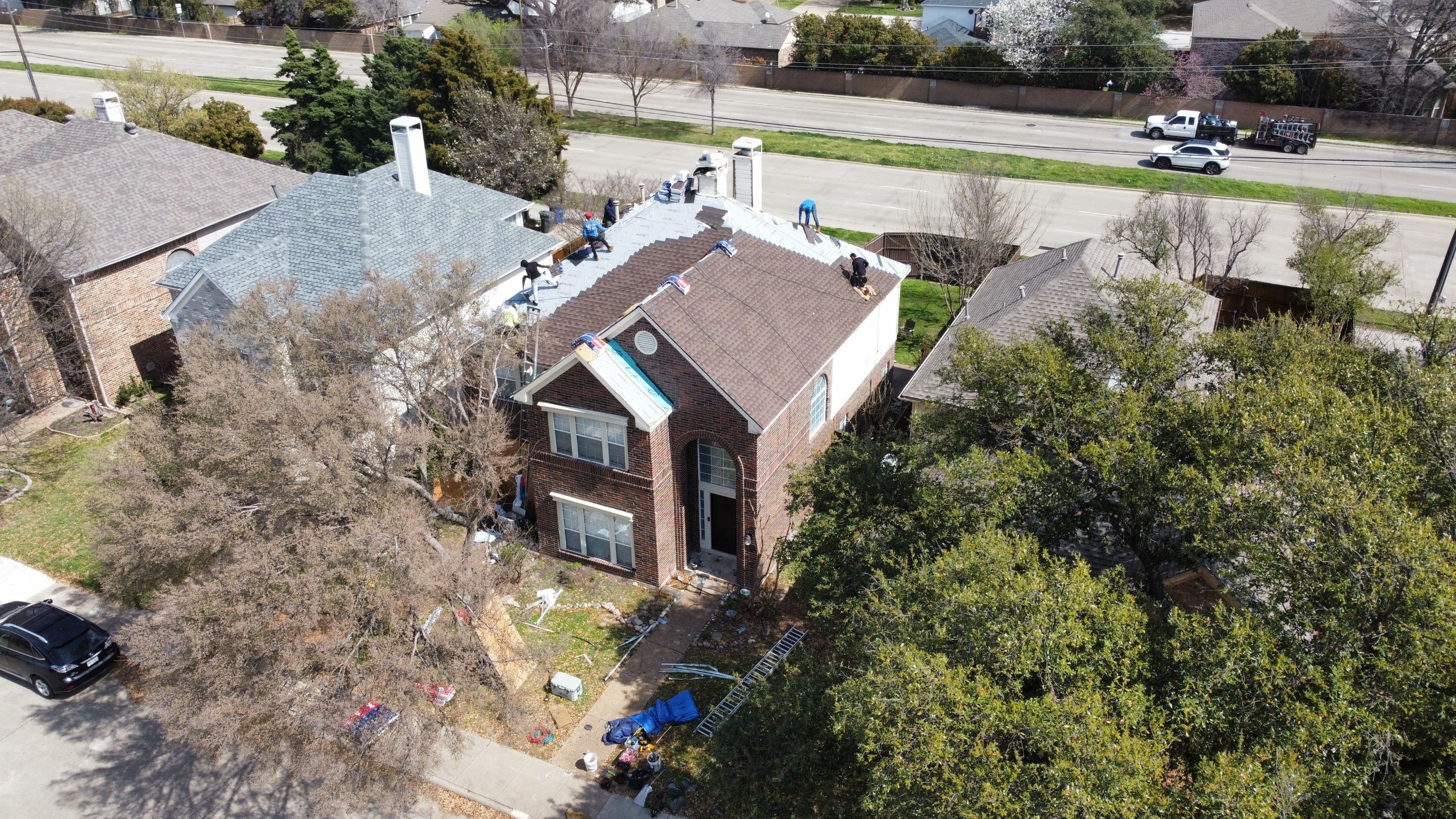 Project in Dallas by Zeus Exteriors