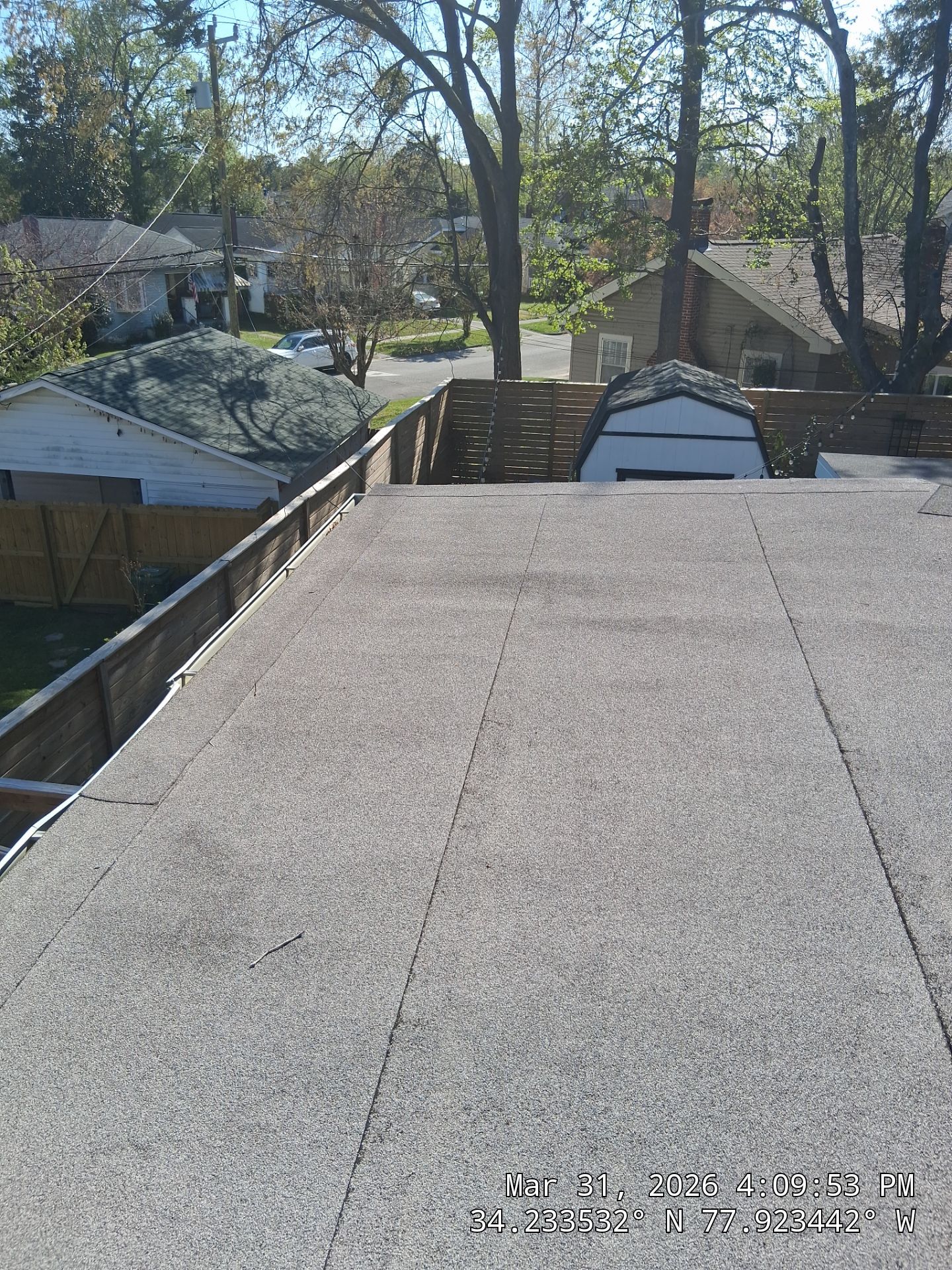 Flat Roof Repair using CertainTeed Flintlastic SA Cap Sheet in Forest Hills - Wilmington, NC by RGR Construction and Roofing, LLC