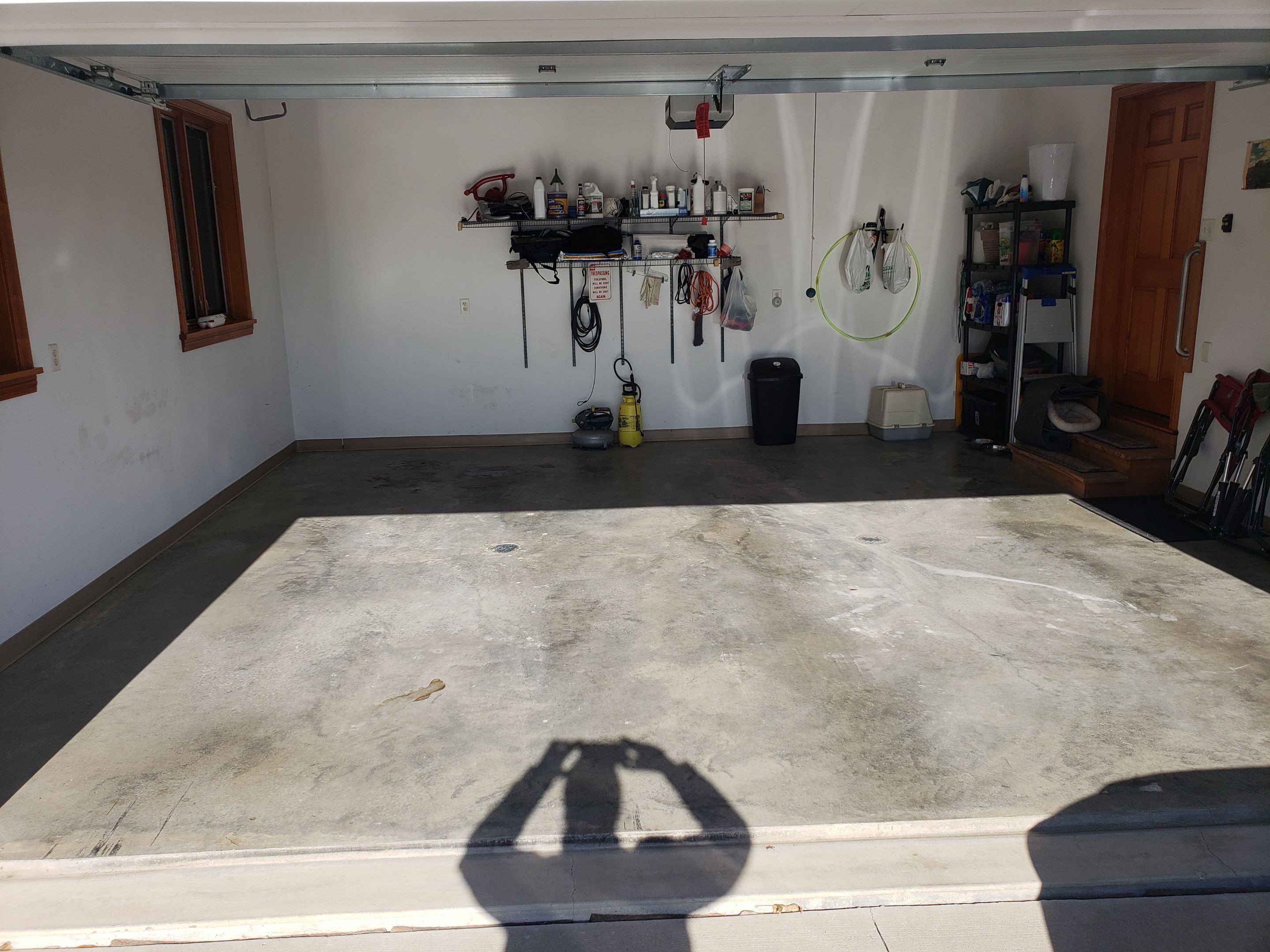 St. Joseph -- Front Patio and Garage Epoxy Garage Coating System by Big Red Decorative Concrete, LLC