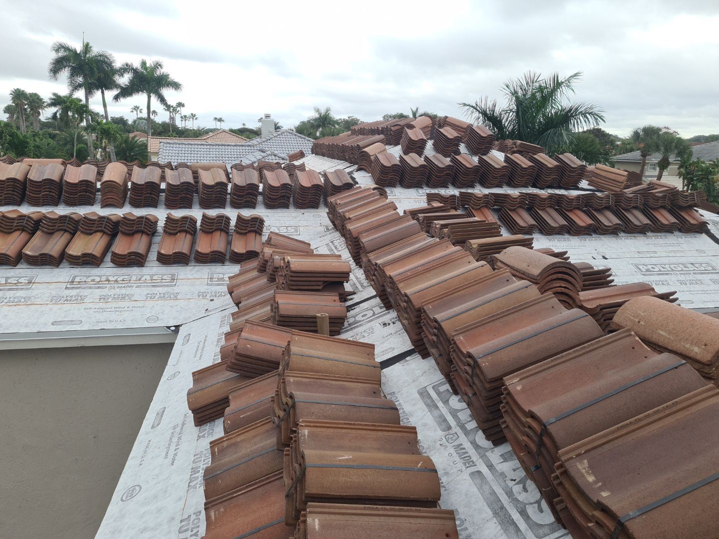 Residential Roofing Installation using Eagle Roofing Tile by BLUES BROTHERS ROOFING