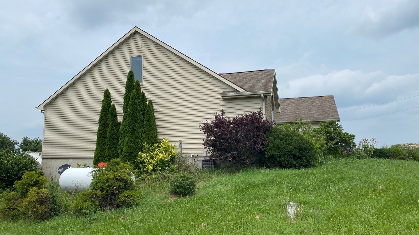 Slate Profile Metal Shingle Roof Replacement After Storm Damage in Columbia City, Indiana by 4Ever Metal Roofing