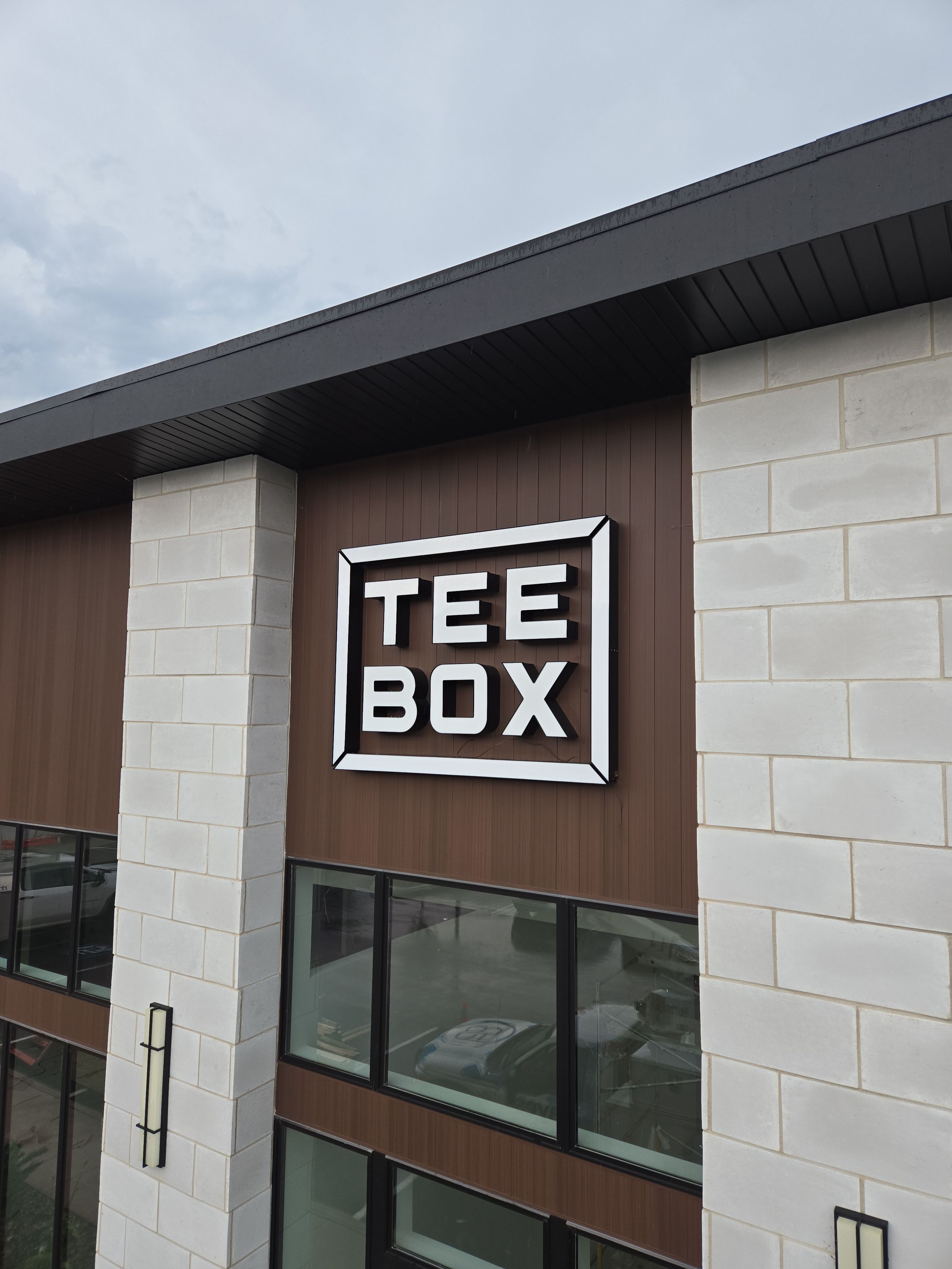 Custom Channel Letter Signage for TeeBox New Build in Granger by Hayes Design co