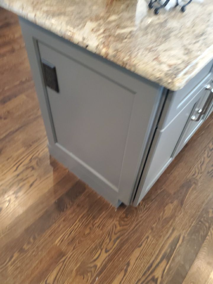 Kitchen Cabinets Refinished in Kendall Charcoal HC-166  by Spectrum Painting, LLC