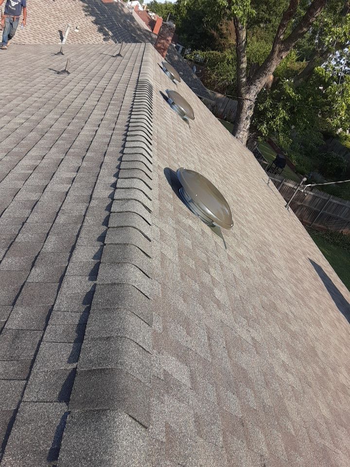 roof and vent replacement in Oklahoma City by McCann's Roofing and Construction
