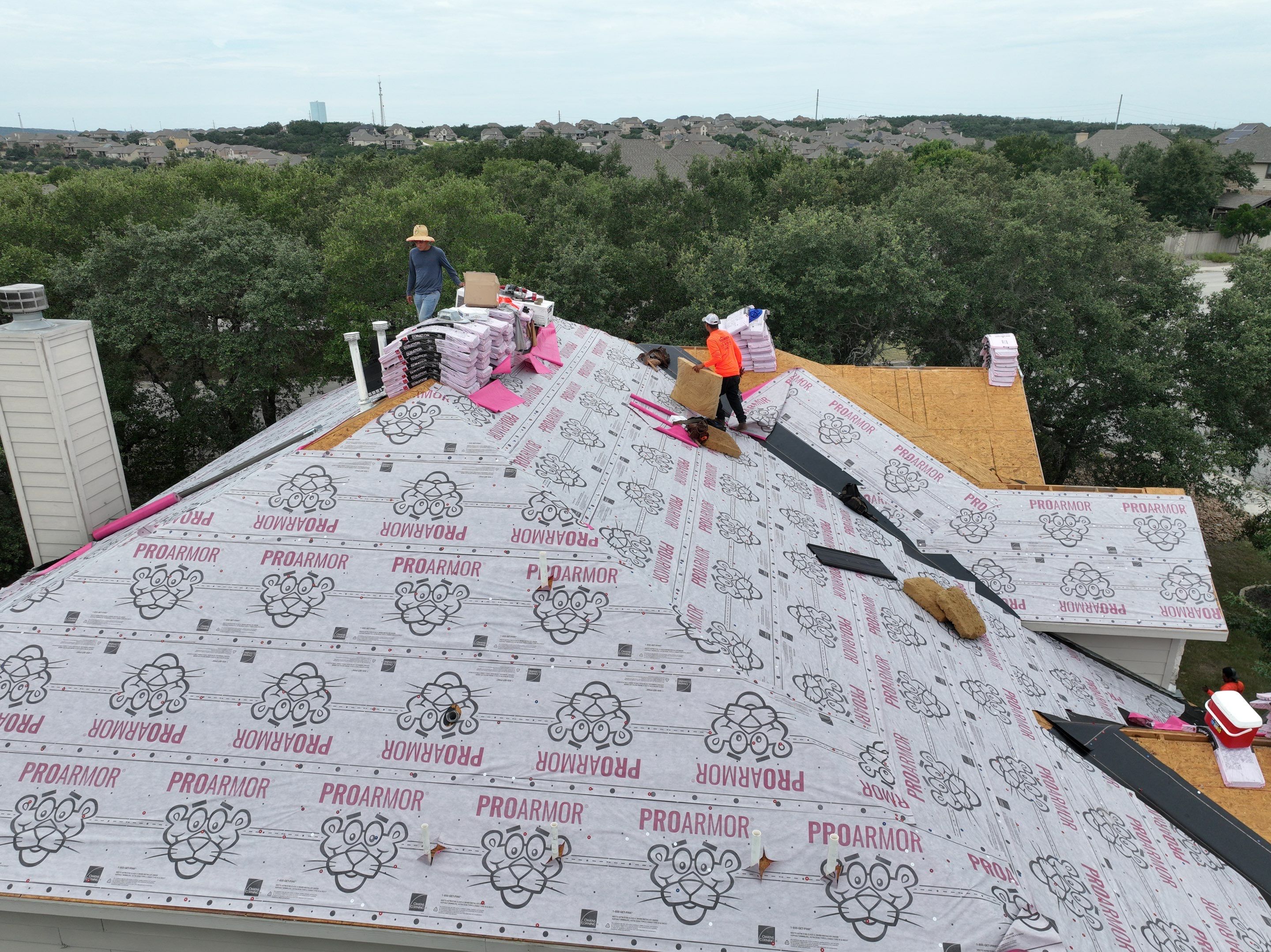 Residential Roof Replacement by Premier Roofing and Contracting