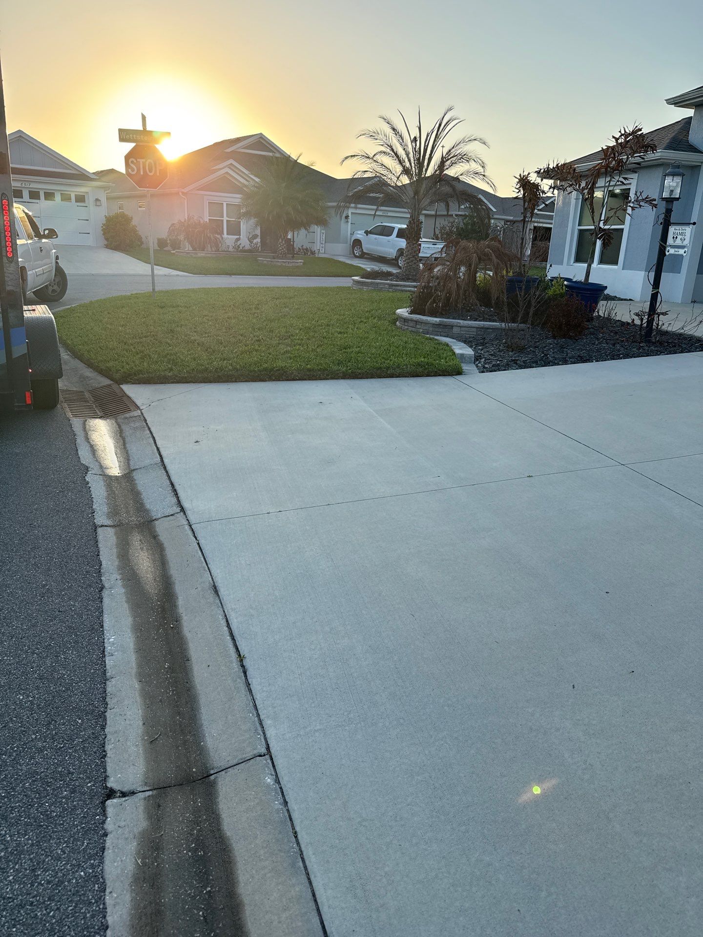 Driveway in Tidal Wave by Innovative Concrete Coatings 