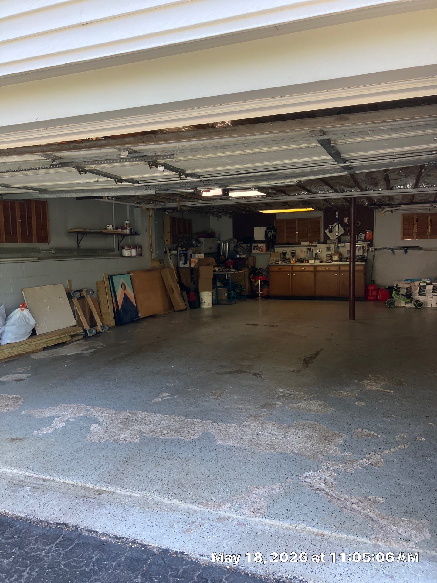 Concrete Floor Coating Using Cabin Fever Color by DiGiorgi Roofing and Siding Inc