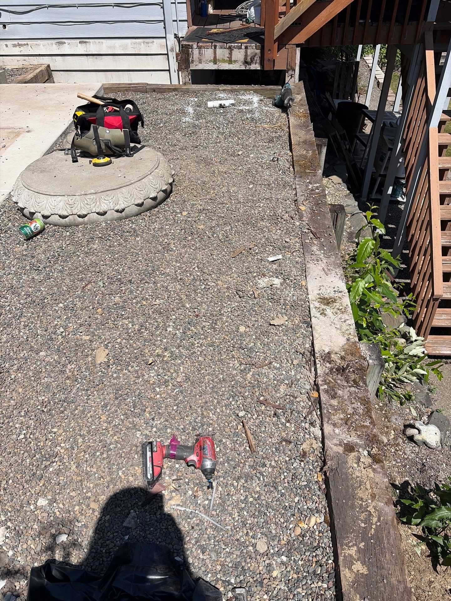 Tacoma Custom Composite Deck and Hot Tub Surround with Retaining Wall by Emerald City Energy 
