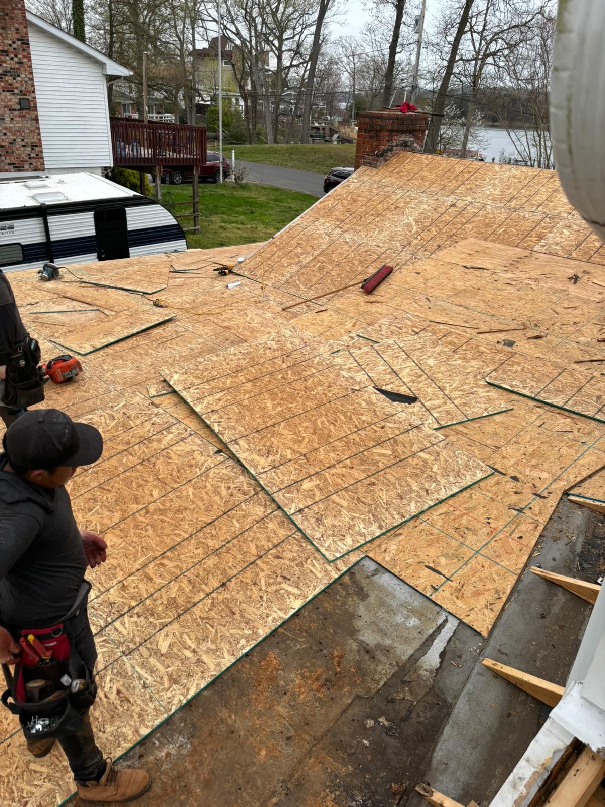 Roof Installation using GAF Timberline HDZ by ExteriorPros