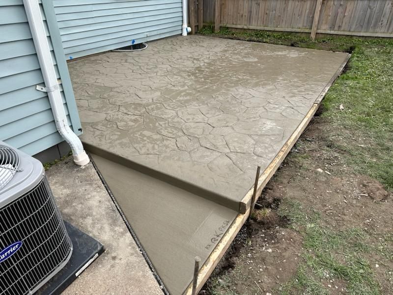 Stamped Concrete by Ivy Lea Construction