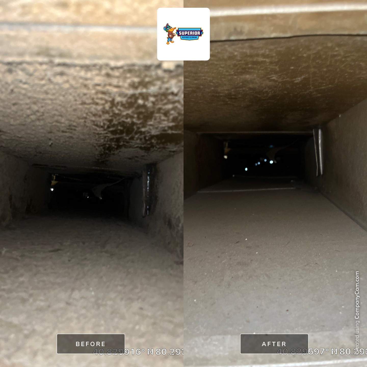 Air Duct Cleaning With a Vacuum Truck in Ellwood City, PA by Superior Air Duct Cleaning
