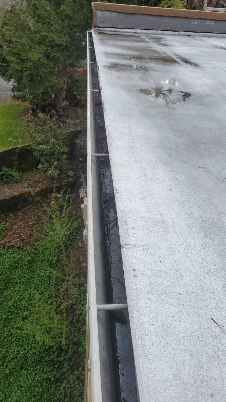 Gutter Cleaning using Moderate Pressure by Willamette Outdoor Wash LLC