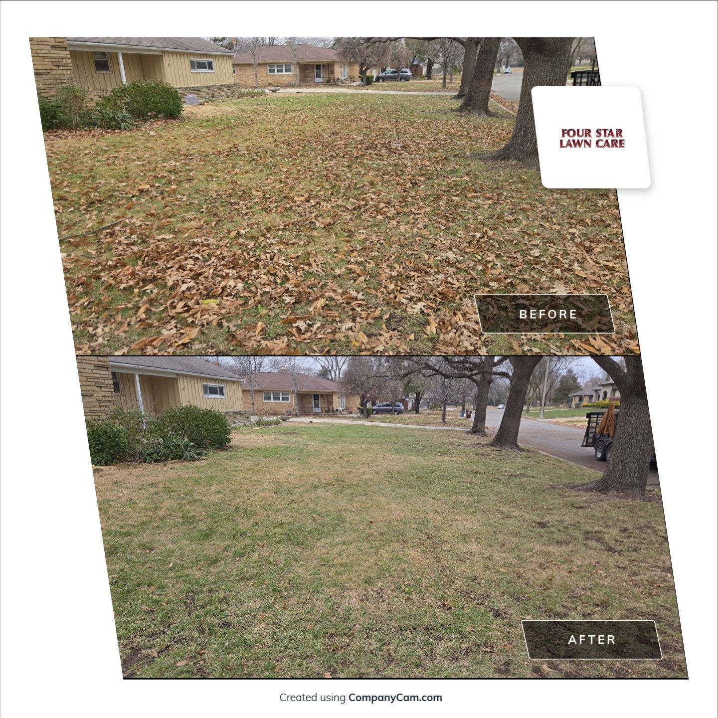Project in Wichita by Four Star Lawn Care