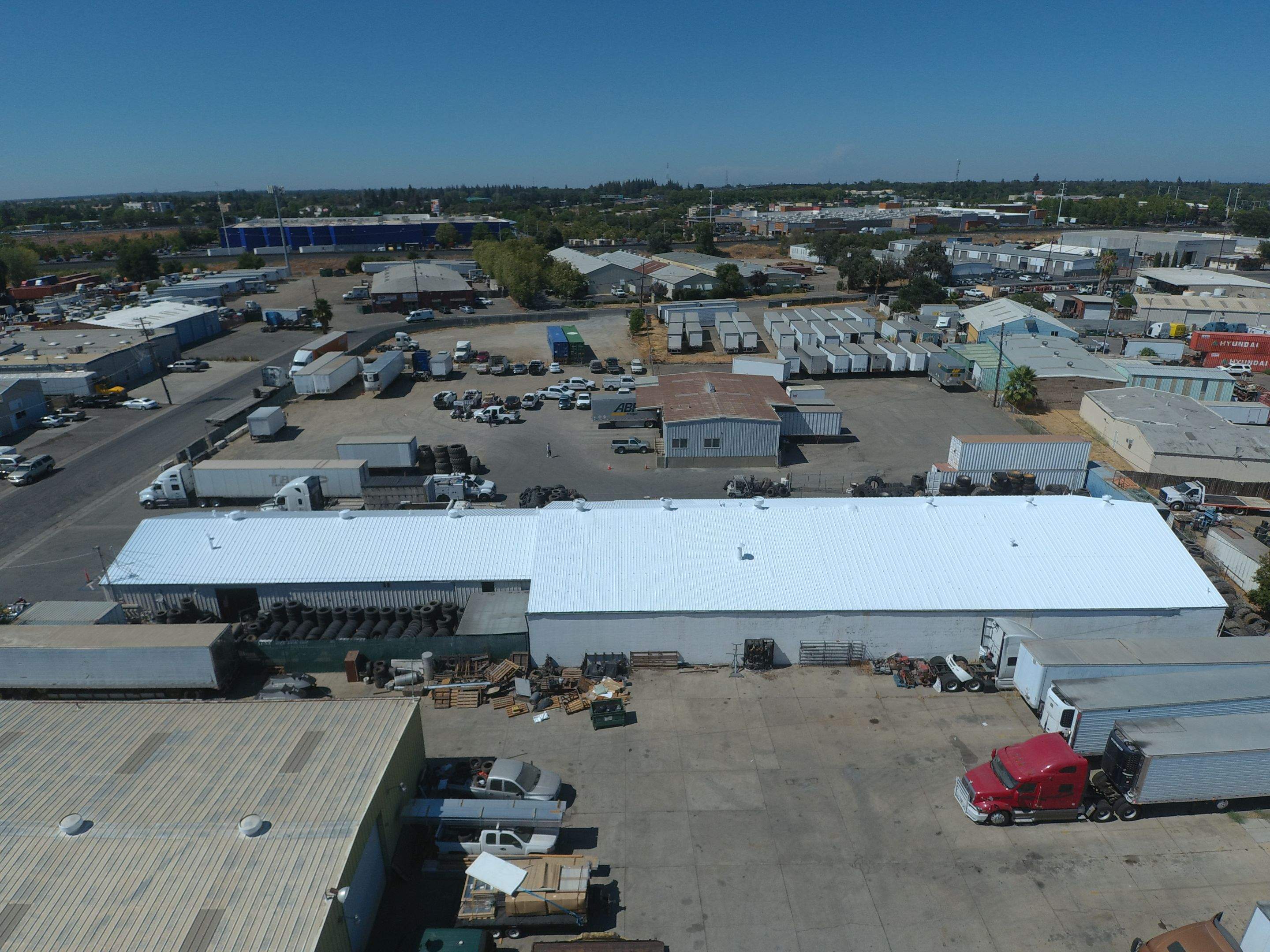 MR Roofing system using Conklin Benchmark/PUMA XL fabric and coating by Straight Edge Roofing Inc