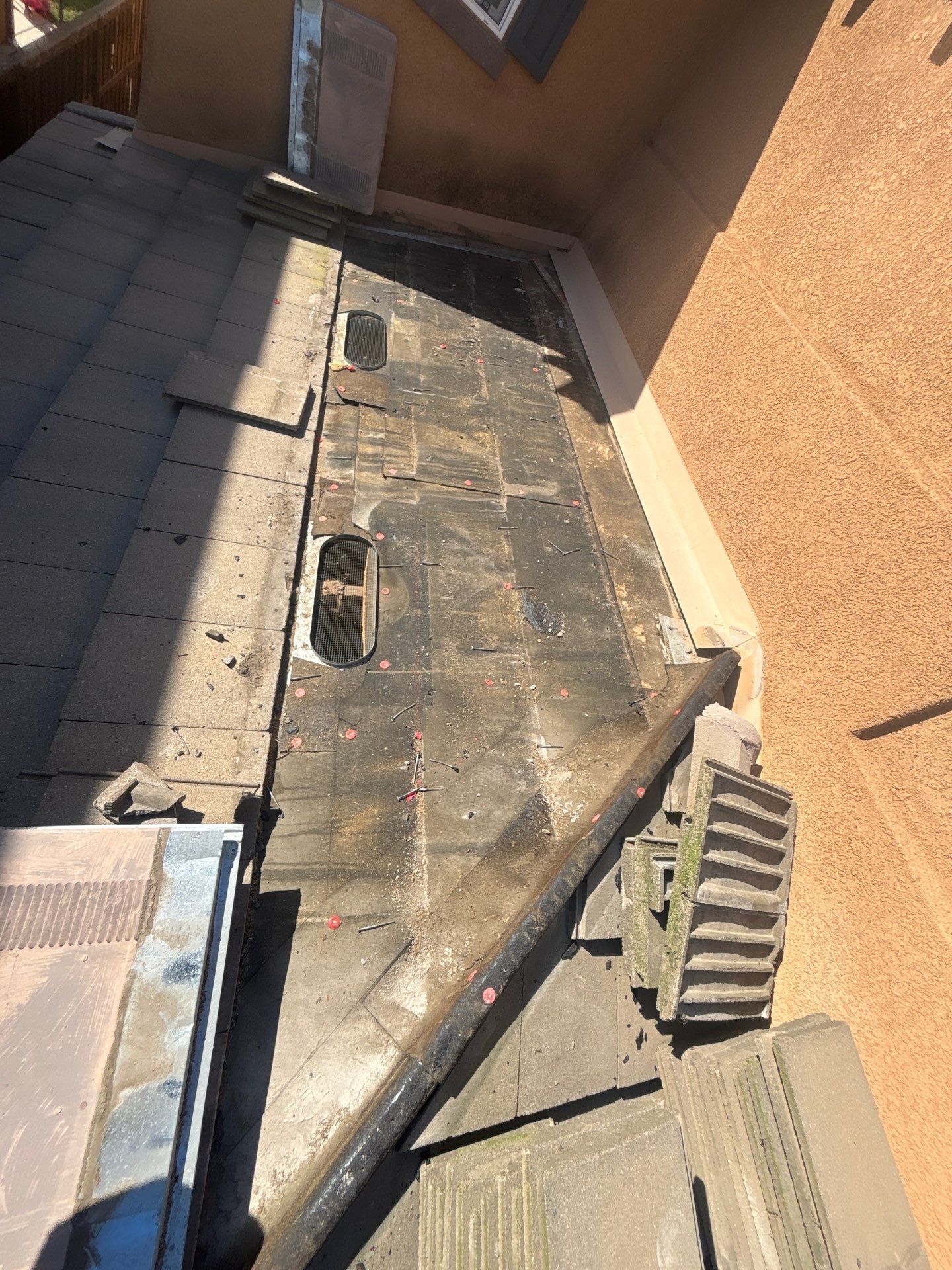 Escondido Partial Tile Lift and Lay Roof Repair Near Valley High School by Zenith Roofing Services