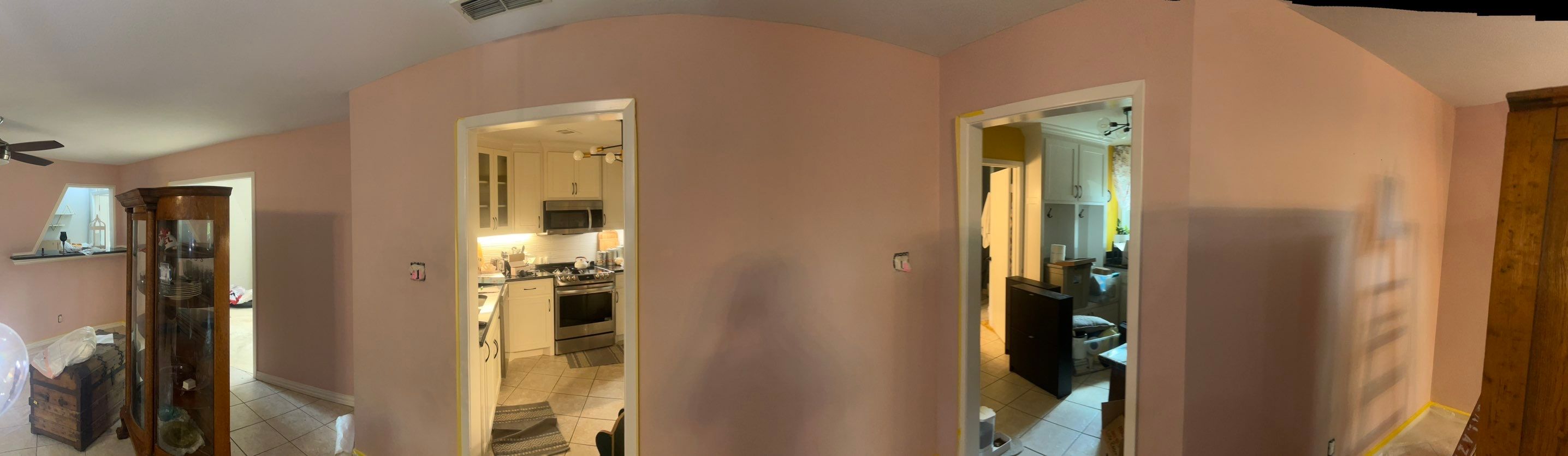 Interior Painting in Longview, TX | From Pink Walls to Sophisticated Black by Quality Coats Painting