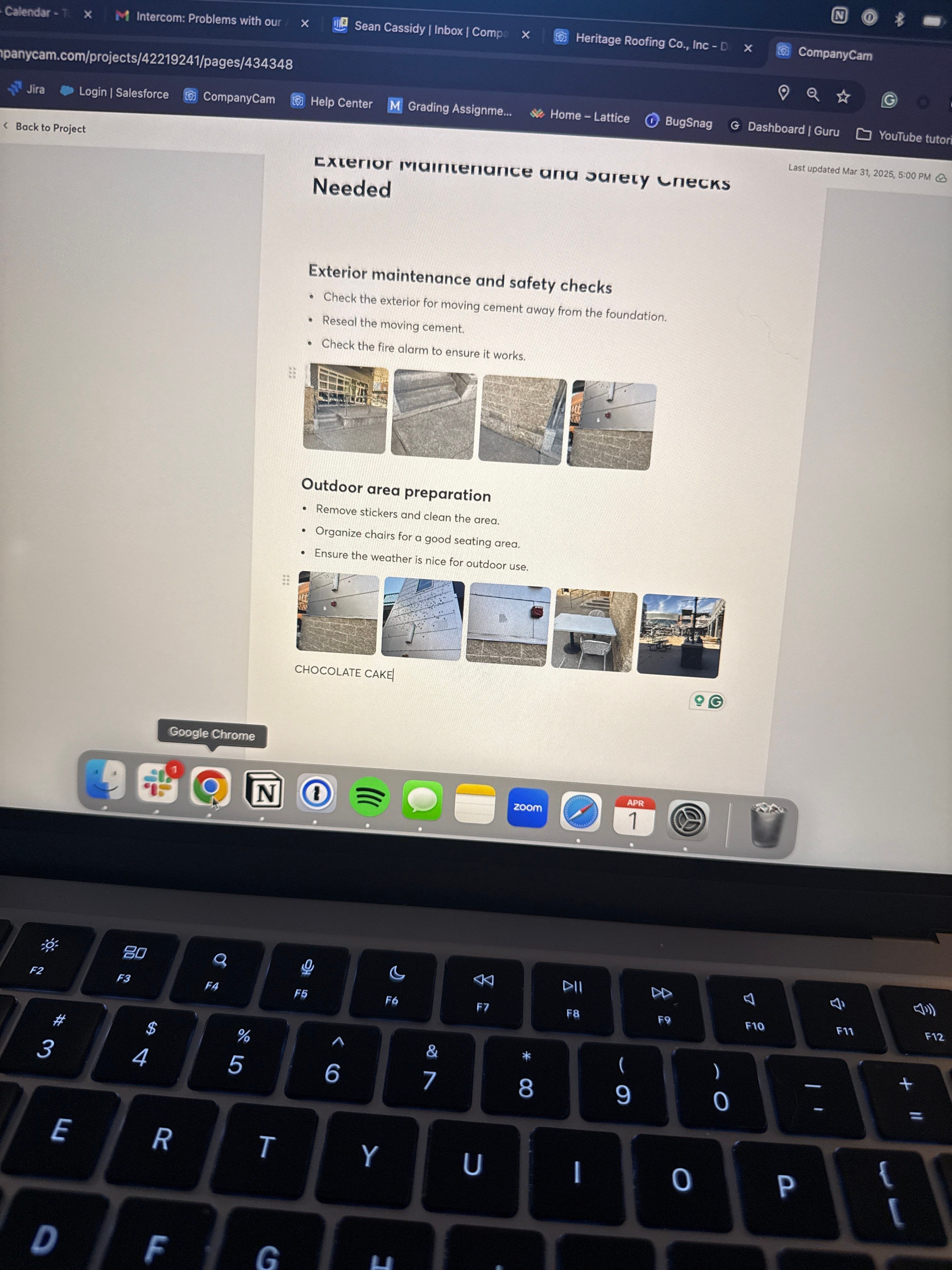 Project in Lincoln by CompanyCam