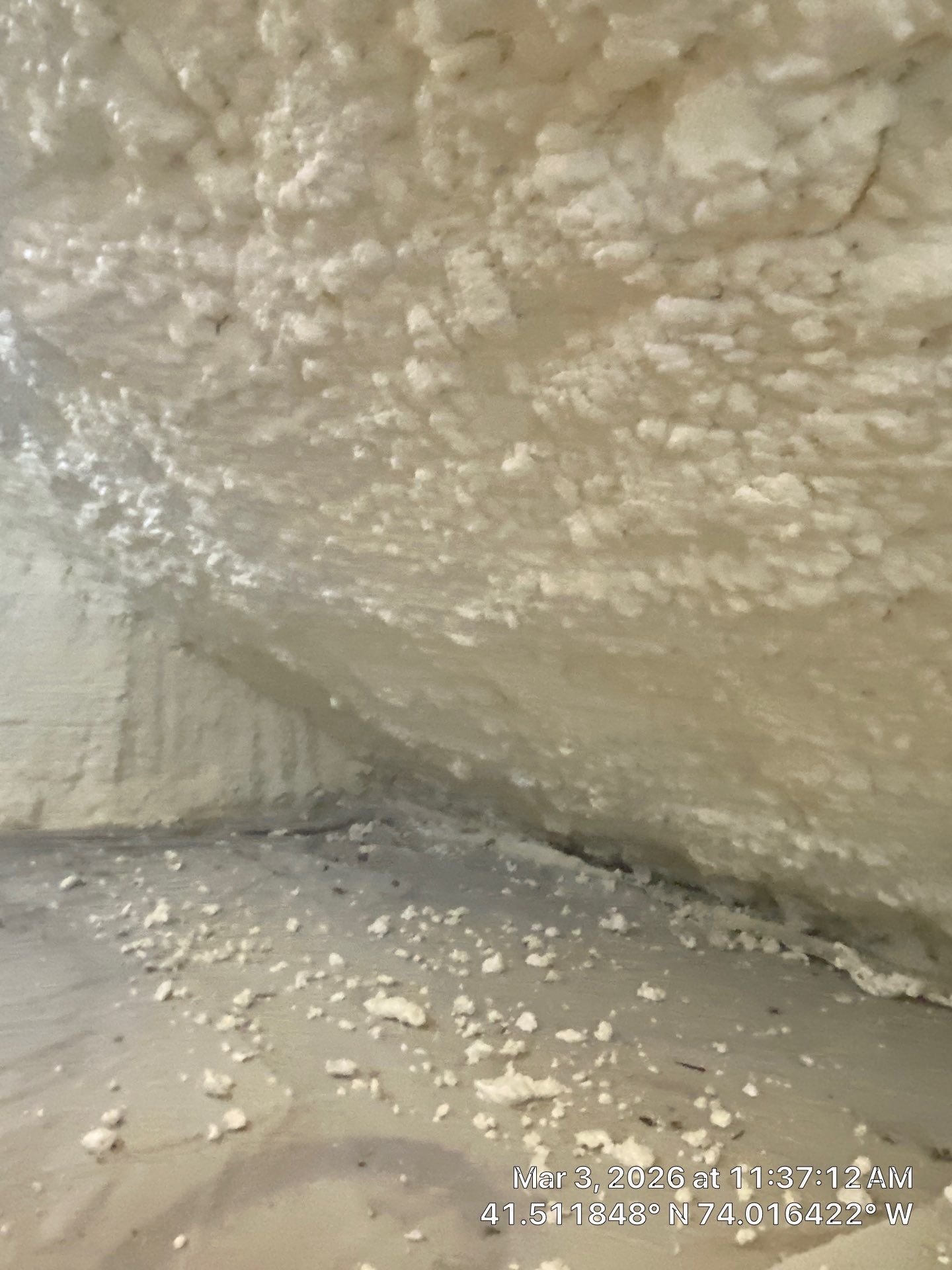 Attic Insulation using open cell spray foam by NYS Foam & Energy