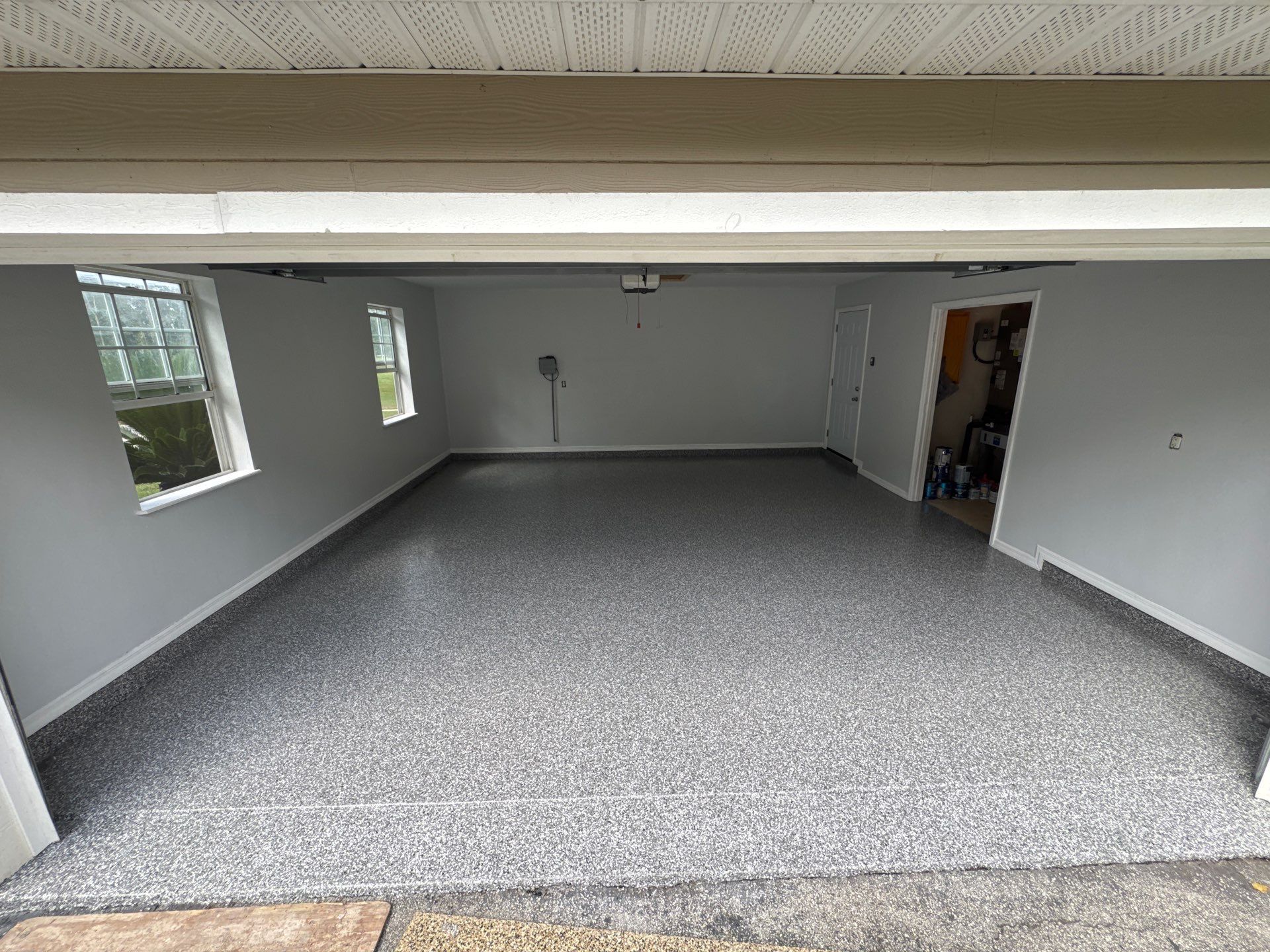 Garage Project in Alachua, FL in Smoke by Cross Creek Concrete Coatings