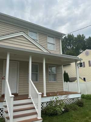 Gutter Cleaning in Mount Olive, NJ — Gallo Bros job photo