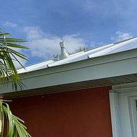 24ga 1" Nail-Strip Regal White  by Total Roofing System The Metal Roof Experts