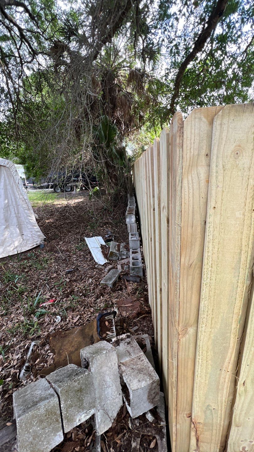 Sarasota, FL 6ft. Tall Treated Board on Board Privacy Fence  by Asap fence and gates, LLC
