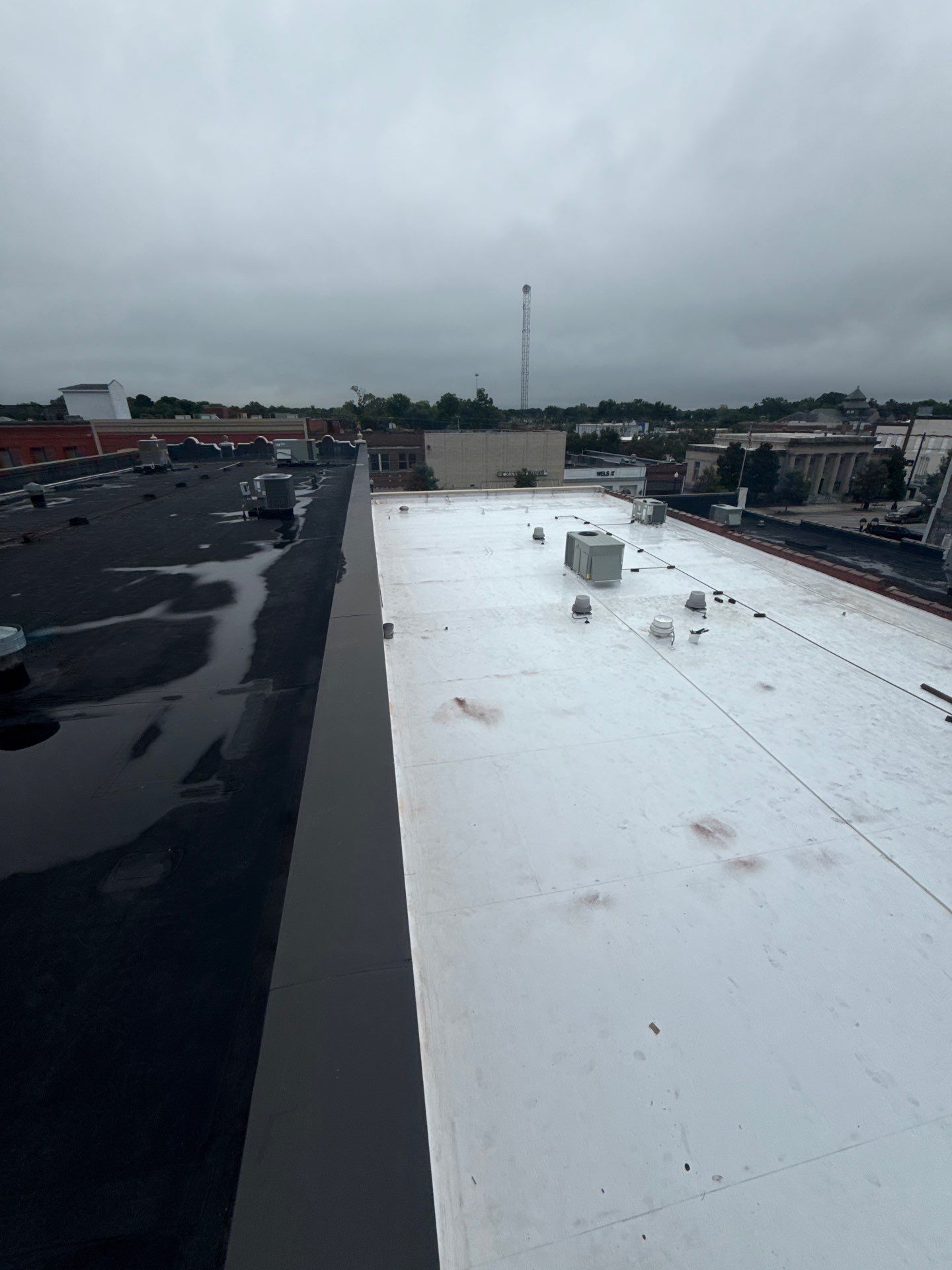 Project in Kinston by Roofing Solutions