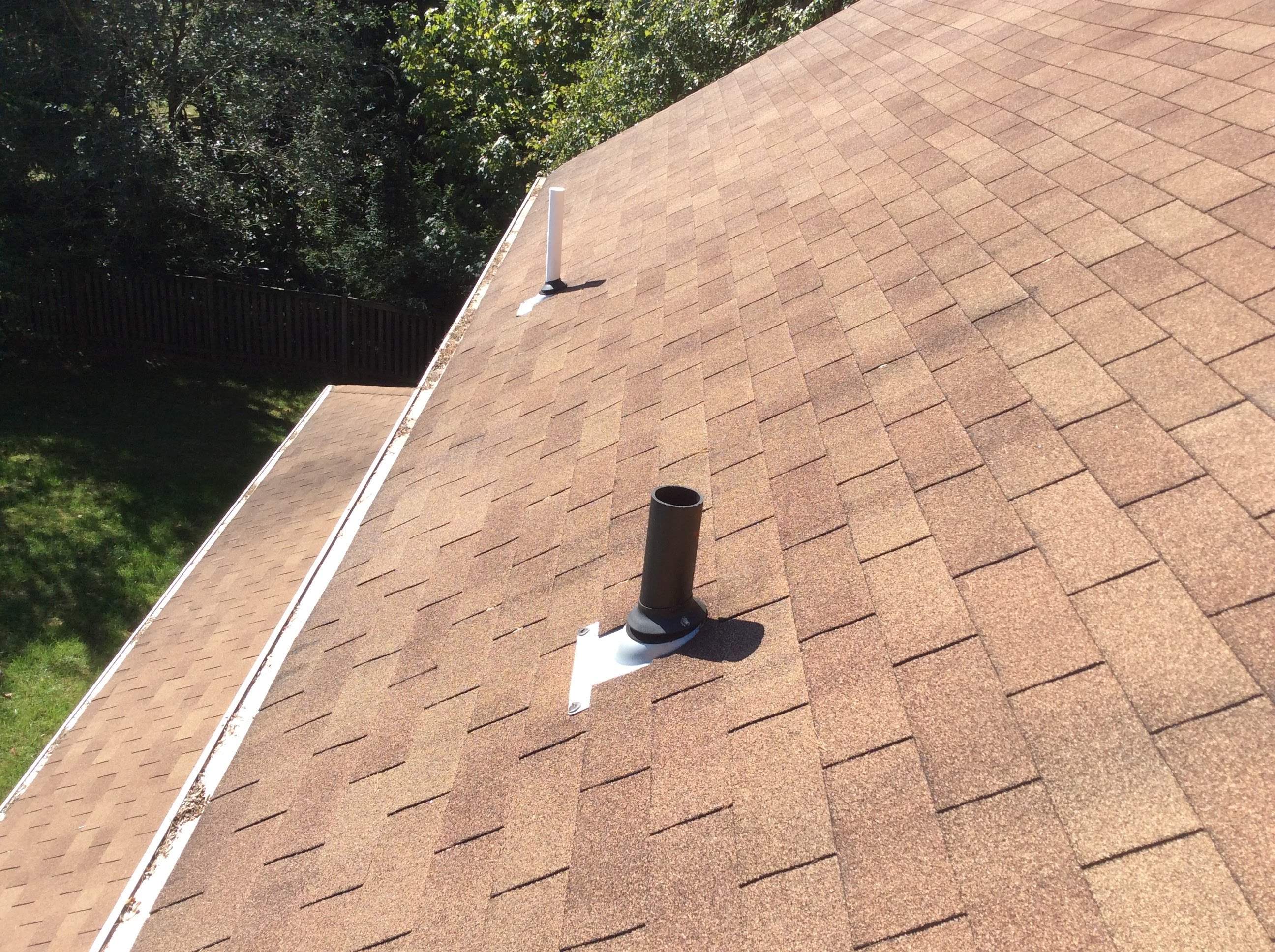 Residential Roofing Installation using Pewterwood Shingles  by Alpha Design Services