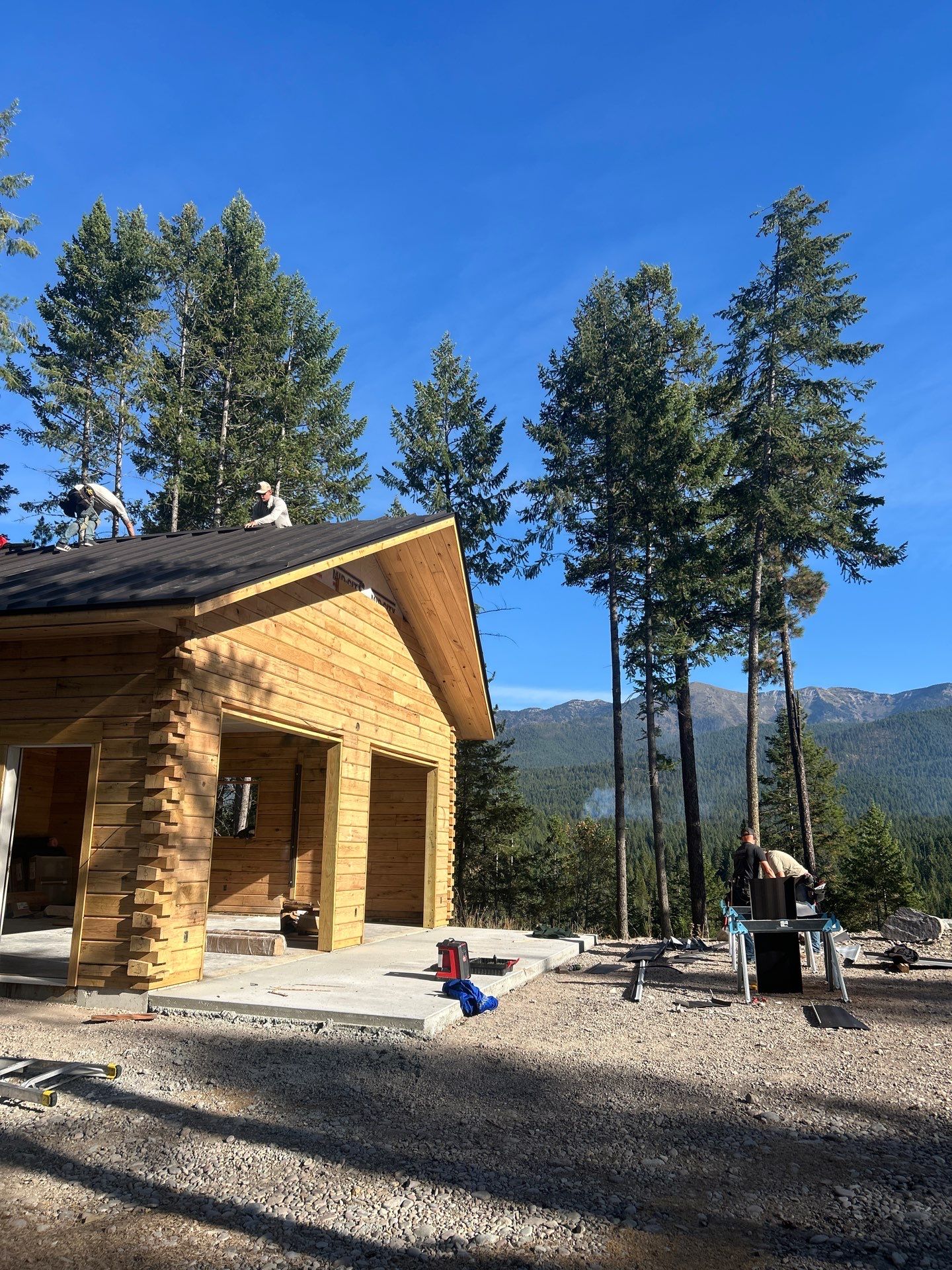 Mechanical Lock Standing Seam - CMG ULG Dark Bronze  by Montana Roofing Solutions