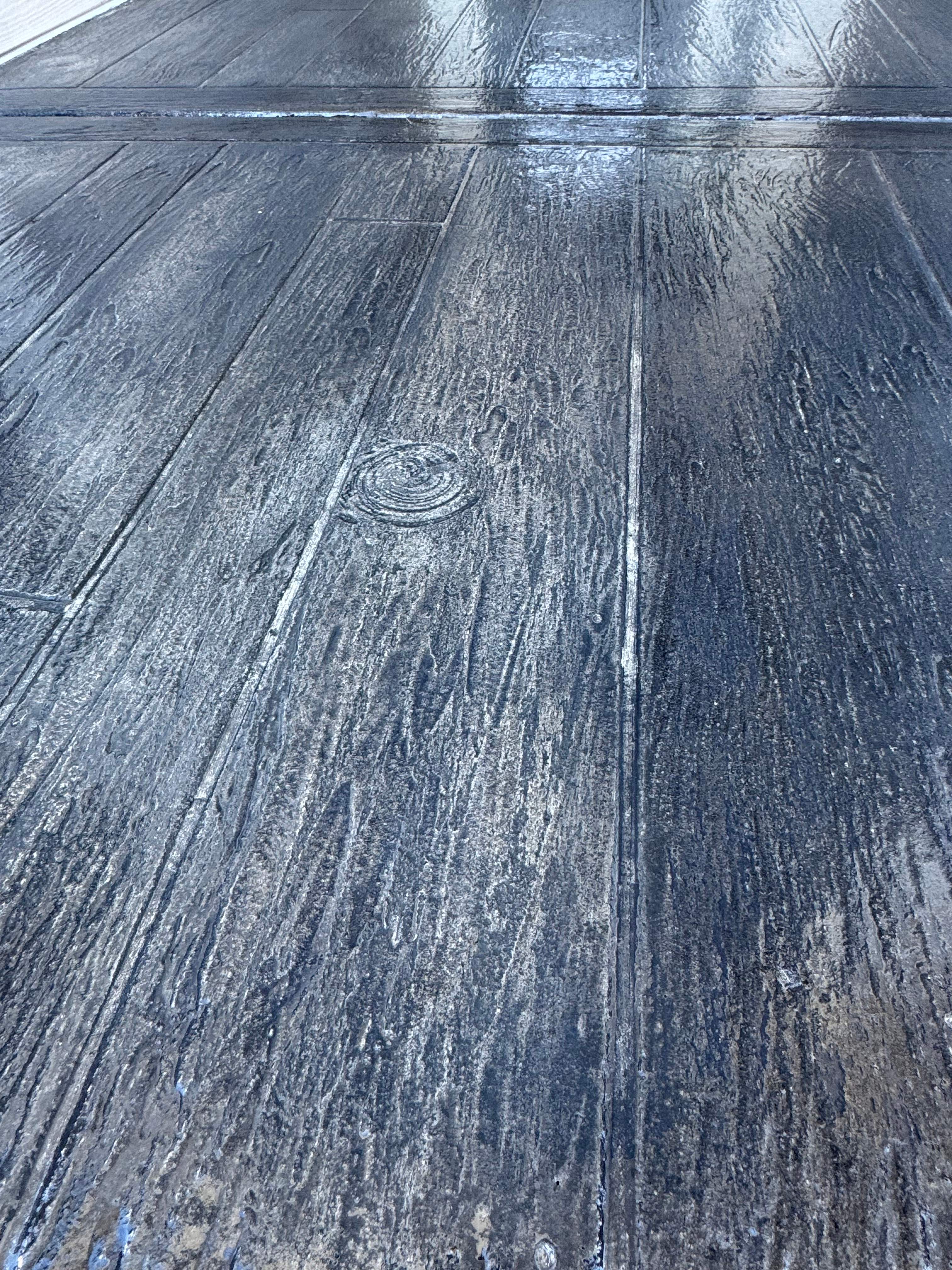 Custom Patio Overlay patios, Custom Flake Garage and Basement by Endure Concrete Coatings