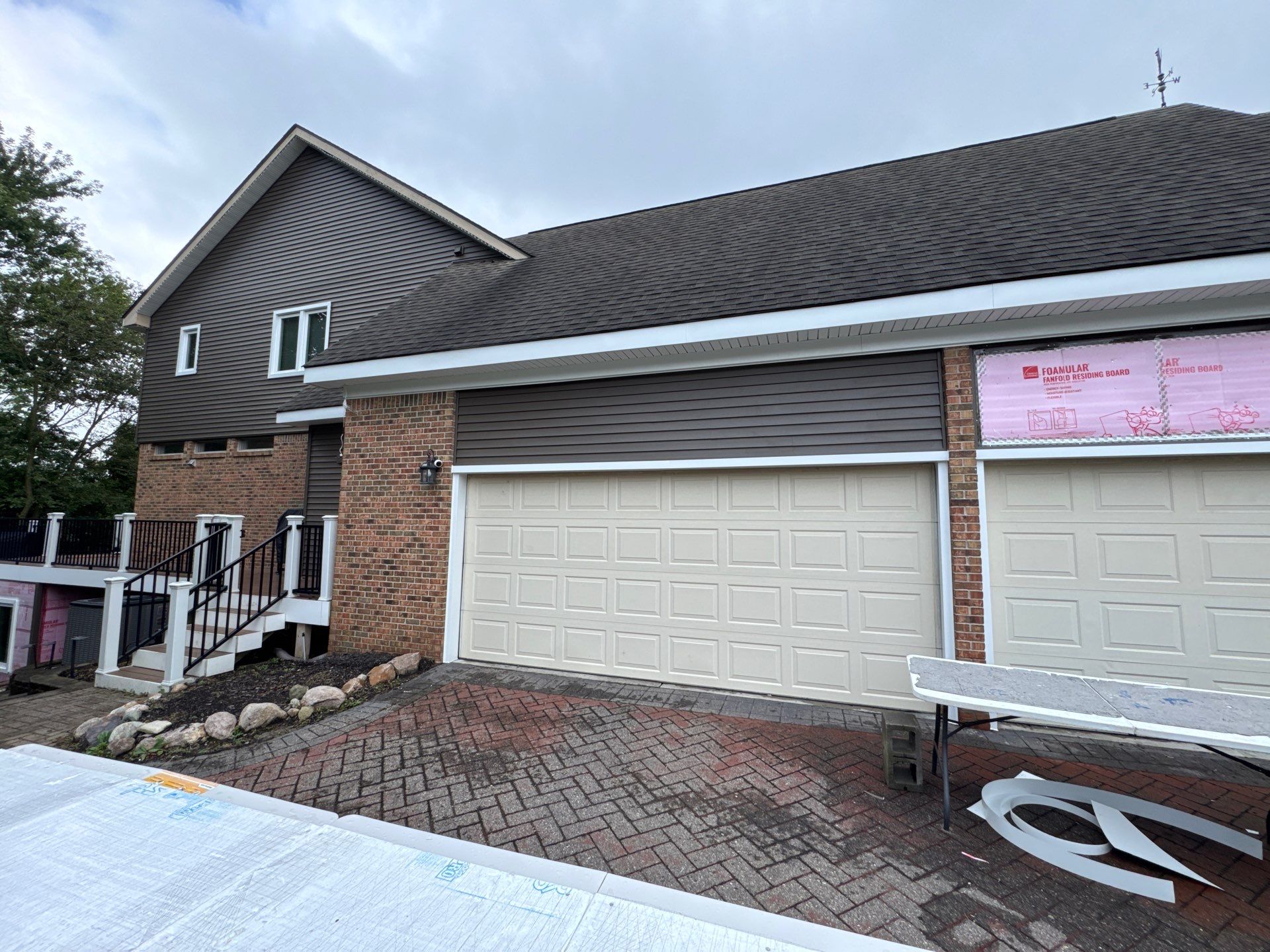 Siding Replacement using Alside Odyssey D4" Flagship Brown by 180 Contractors