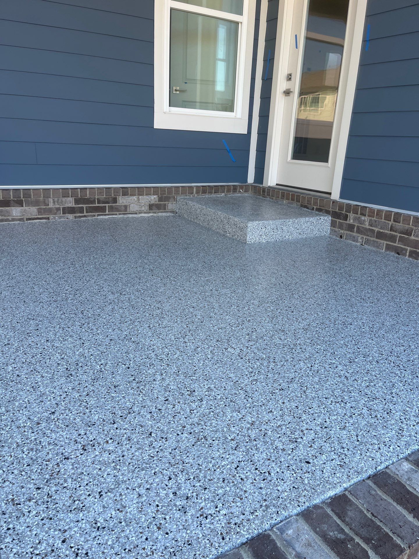 Patio Floor Coating using Coyote by My Garage Floor Guys