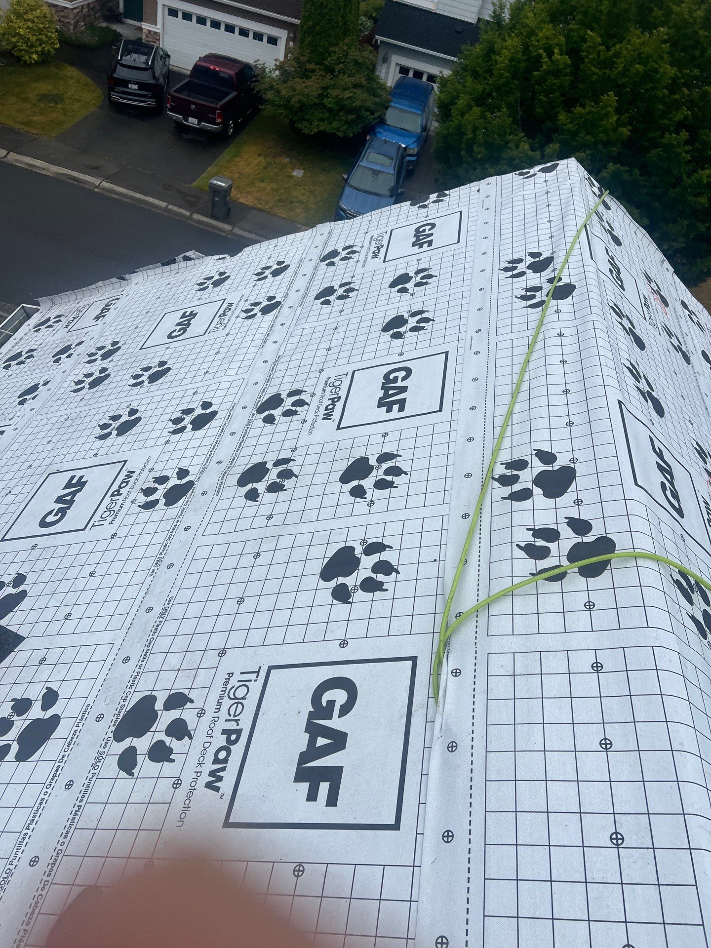 Residential Roofing Installation using GAF UHDZ Shingles by Roofing Formula LLC