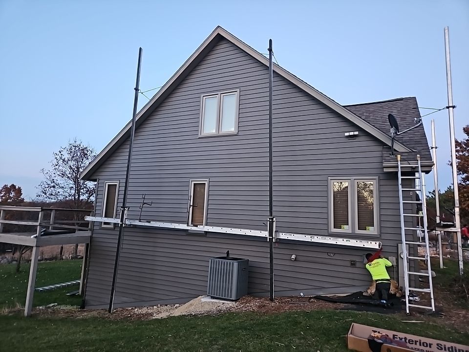 Siding Installation using Norandex Polar Wall Plus Siding, Window Wraps by Total Exteriors