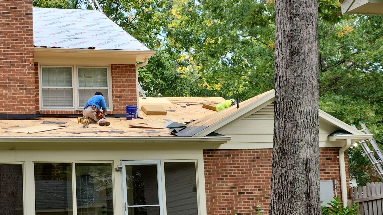 New Roof with Solar Panels by Just In Time Roofing and Restoration