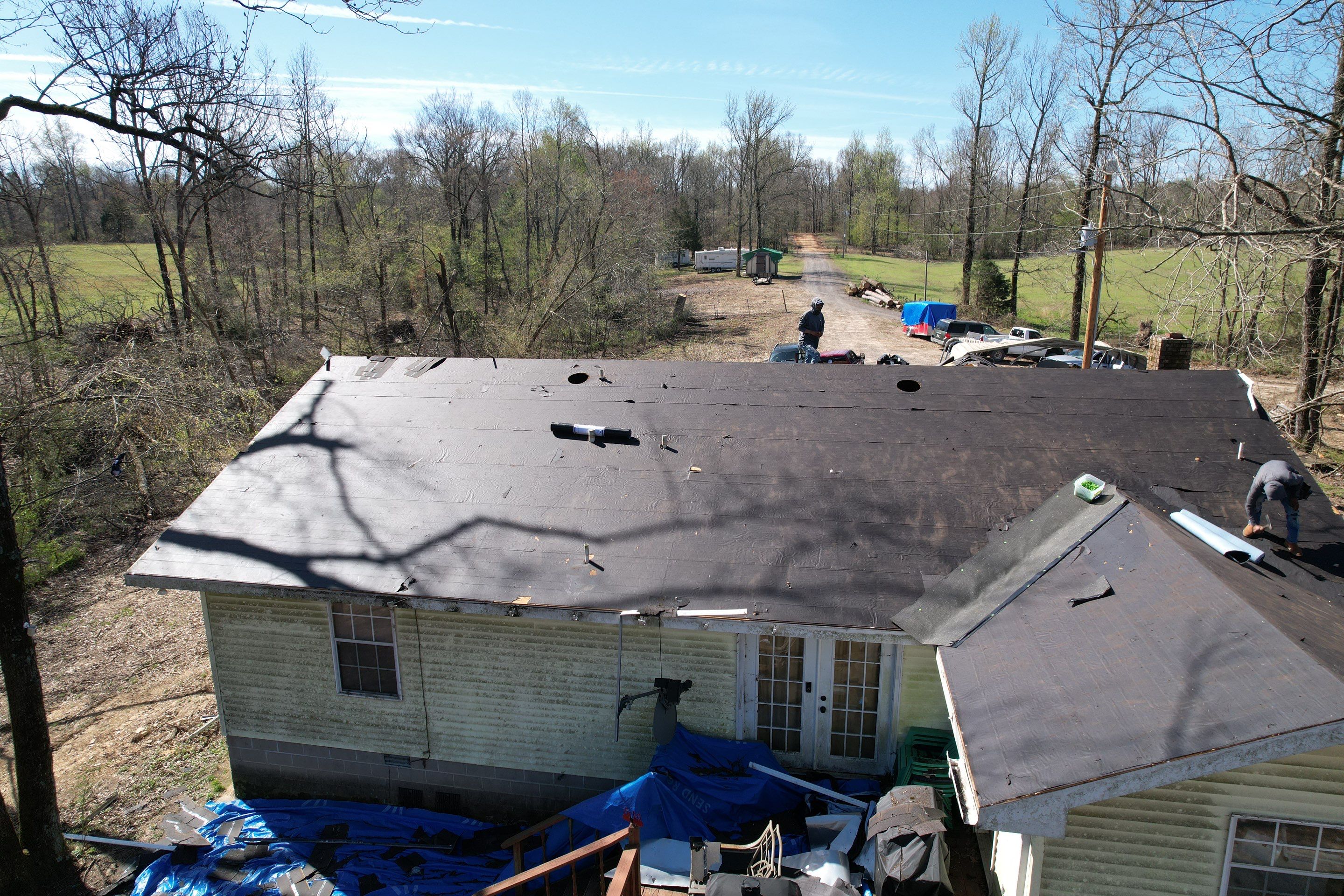 Residential Shingle Reroof using Certainteed Landmark 3-Tab by Hostetler Roofing