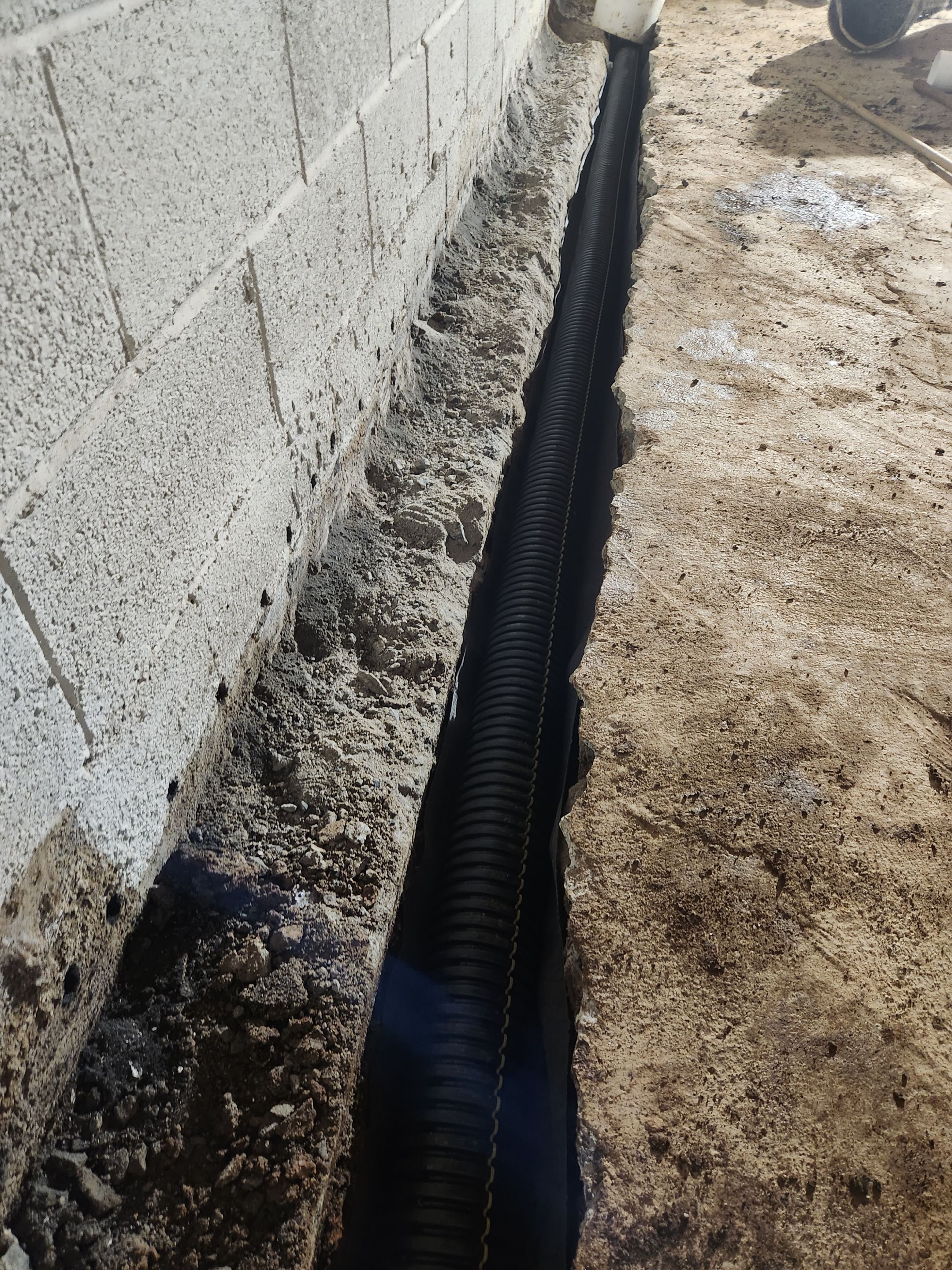 Interior French Drain in Pine Brook NJ by Pure Service Pro, LLC 