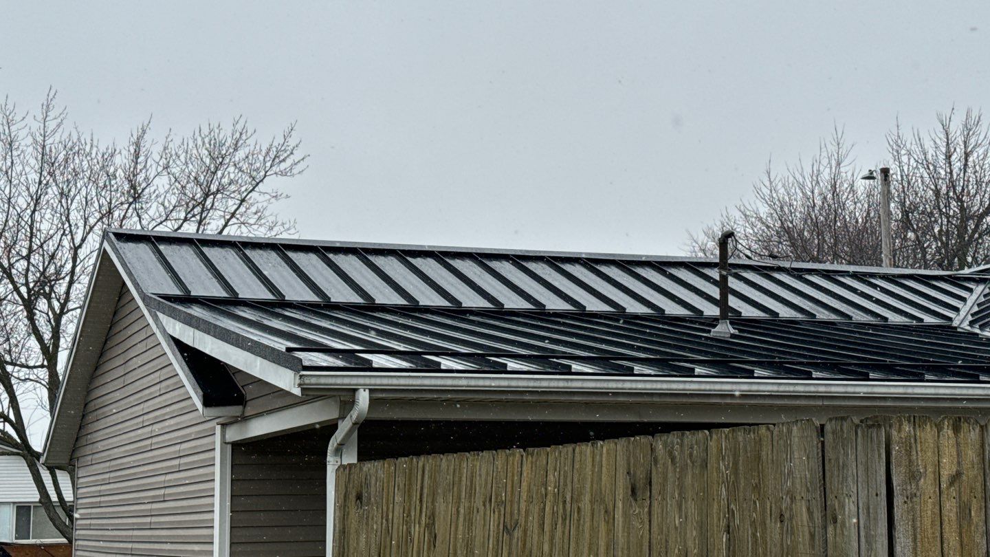 Residential Roofing Installation using Platinum Pro Standing seam  by Nitro Roofing and Construction
