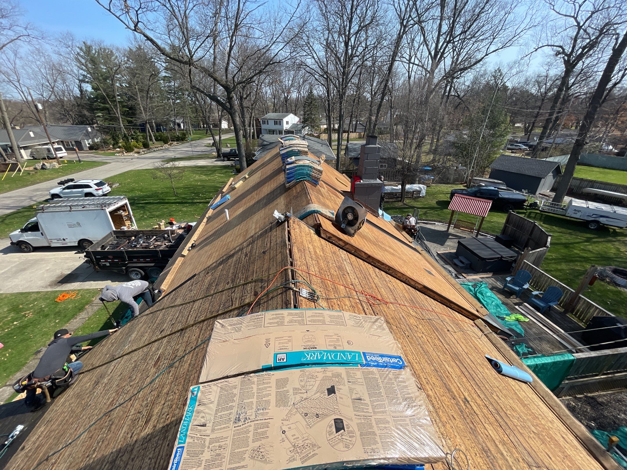 Roof Replacement using CertainTeed Landmark by 180 Contractors