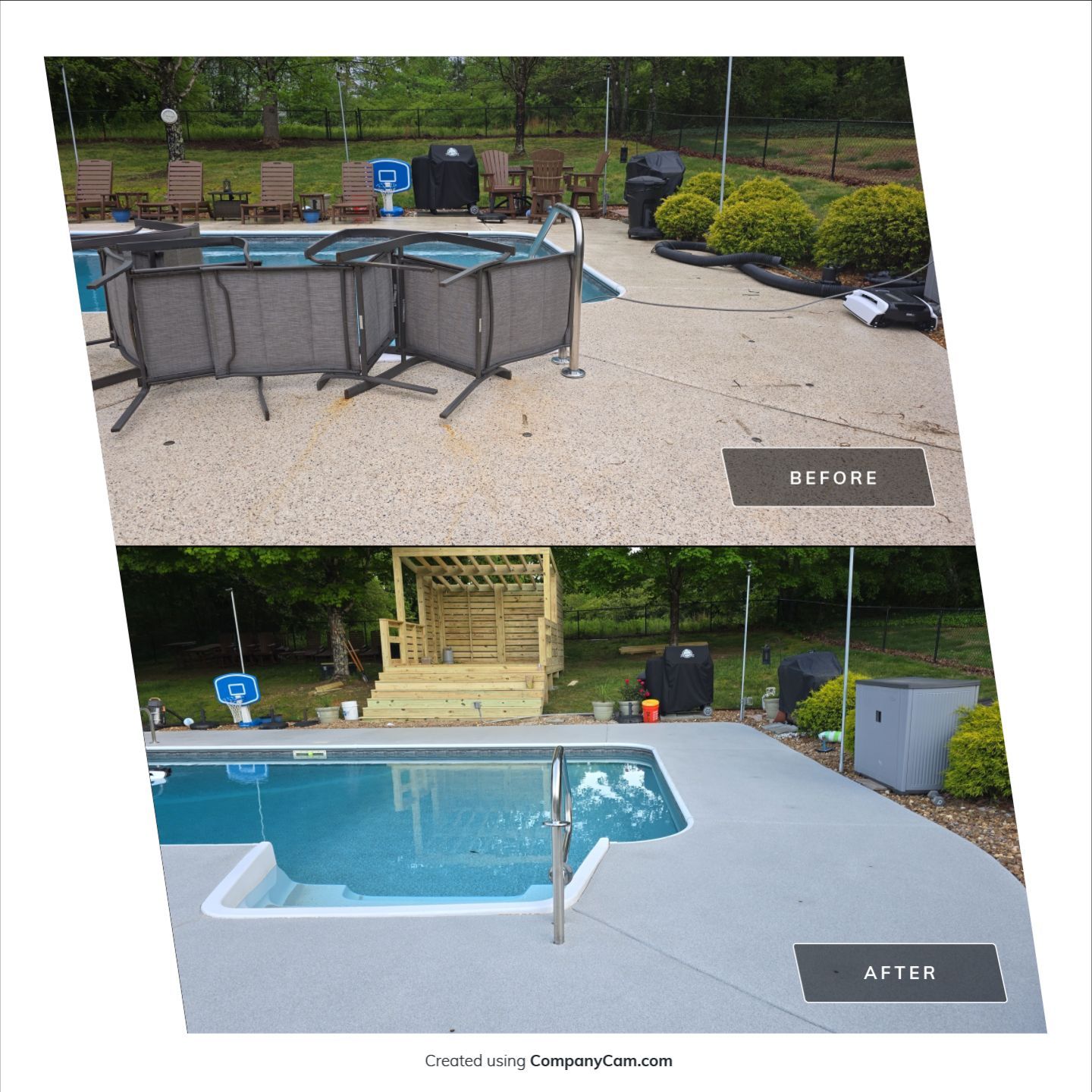 Incredible Pool Deck Renovation! by Elite Floor Solutions