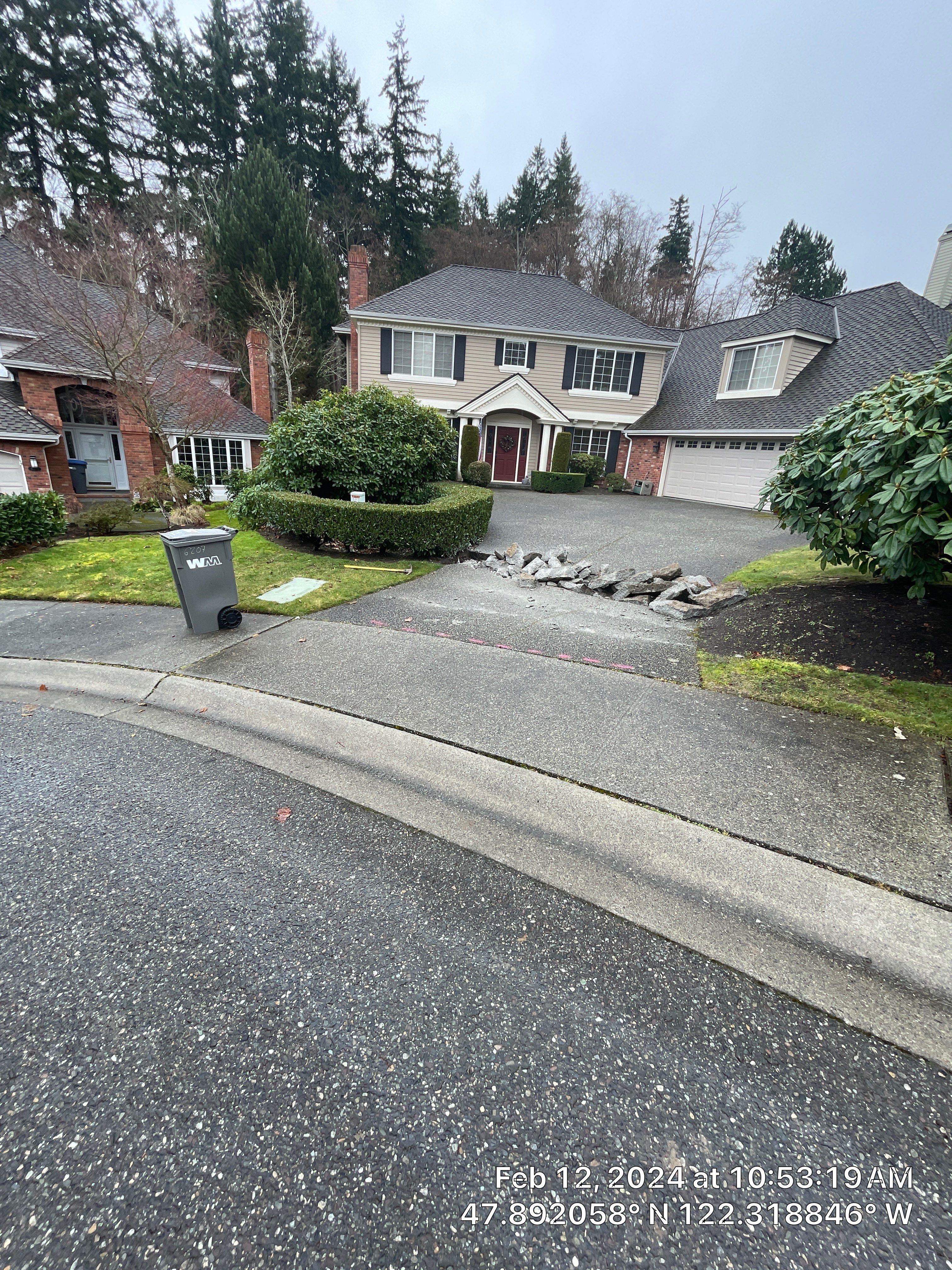 Concrete Driveway Patch Repair & Sealer | Mukilteo  by Jireh Asphalt & Concrete Inc 