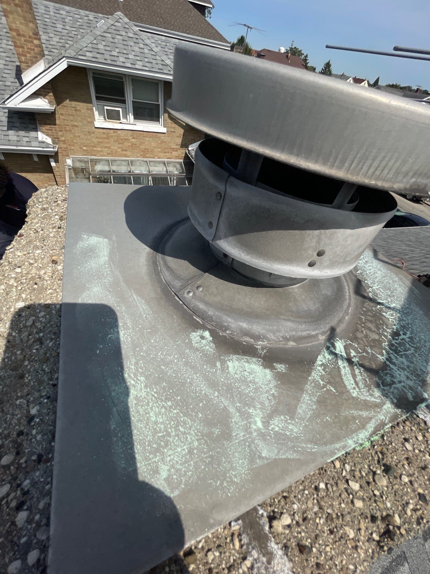 Roof Replacement using Cobblestone Gray by Just Brilliant Restoration JBR