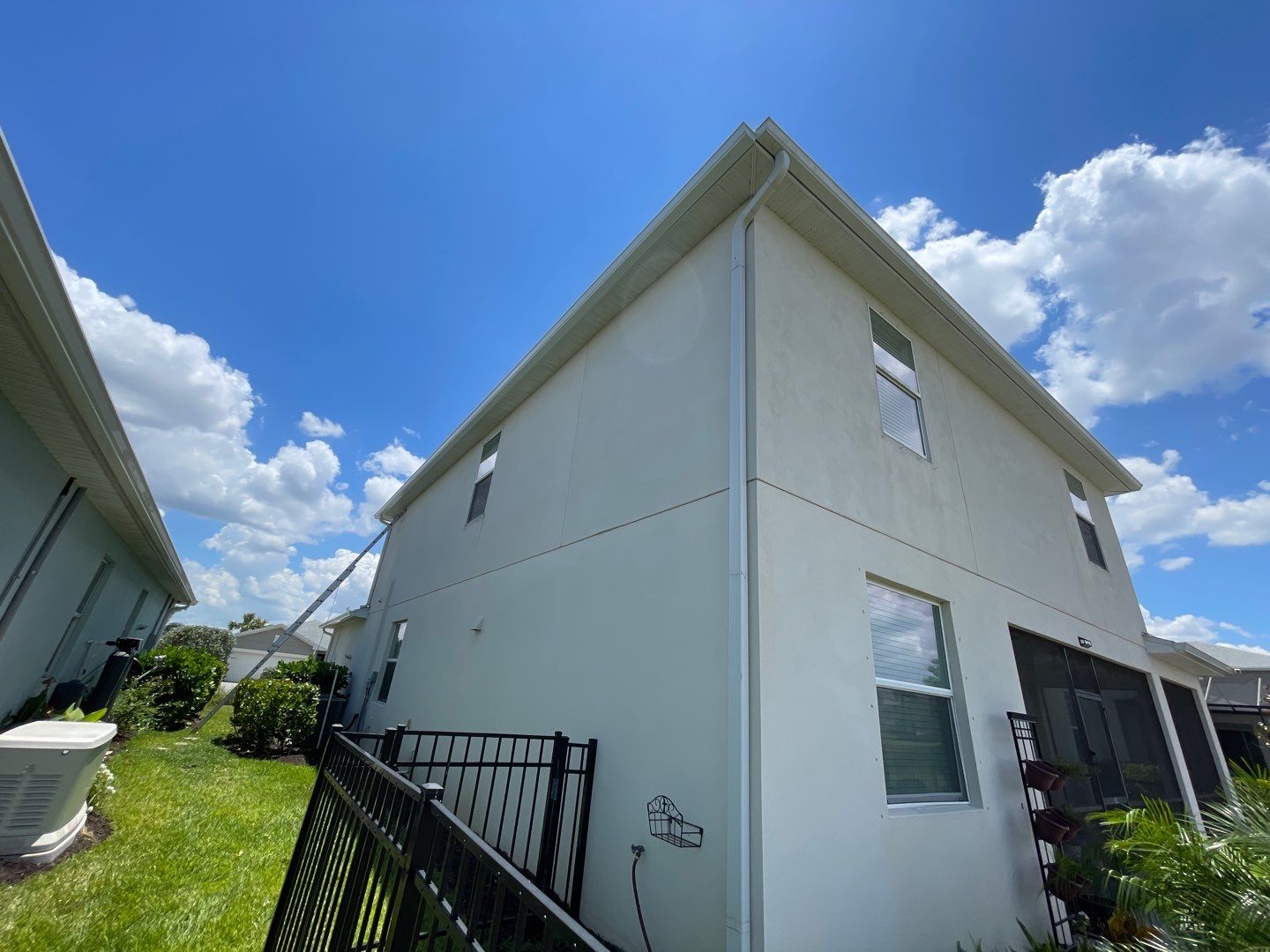 Downspout Installation for Oceanfront Homes in Punta Gorda FL by Gutter Professors