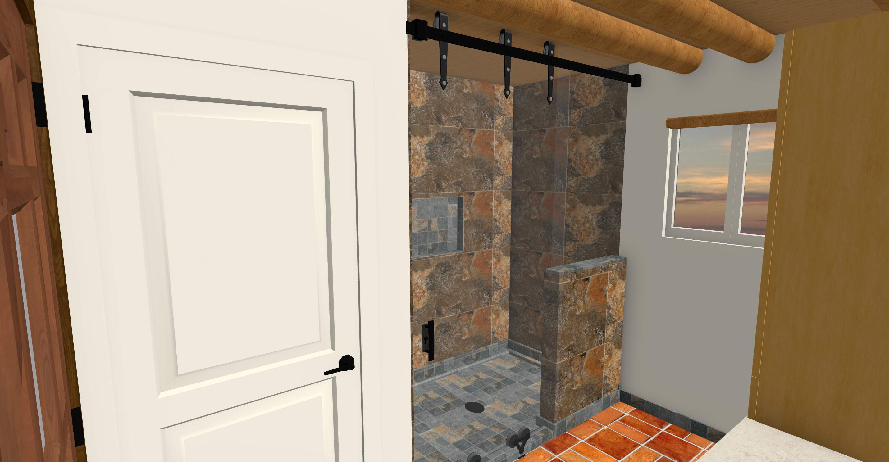 Southwestern Bathroom Remodel by Rio Grande Building & Storage