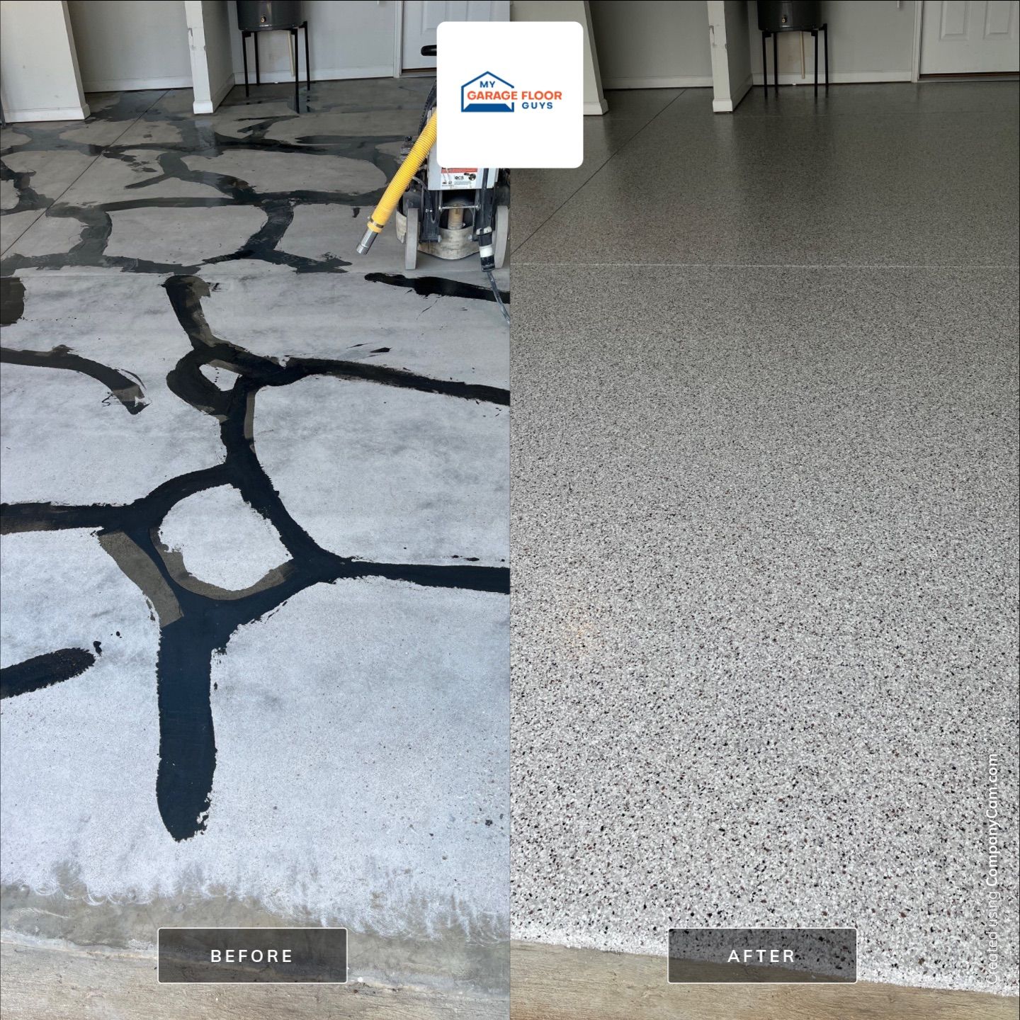 Garage Floor Coating using Coyote by My Garage Floor Guys