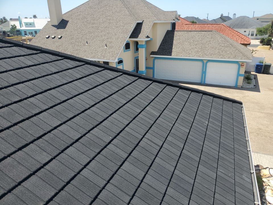 Residential Roofing Installation using Tilcor Stone Coated Steel Roofing by Lighthouse Roofing