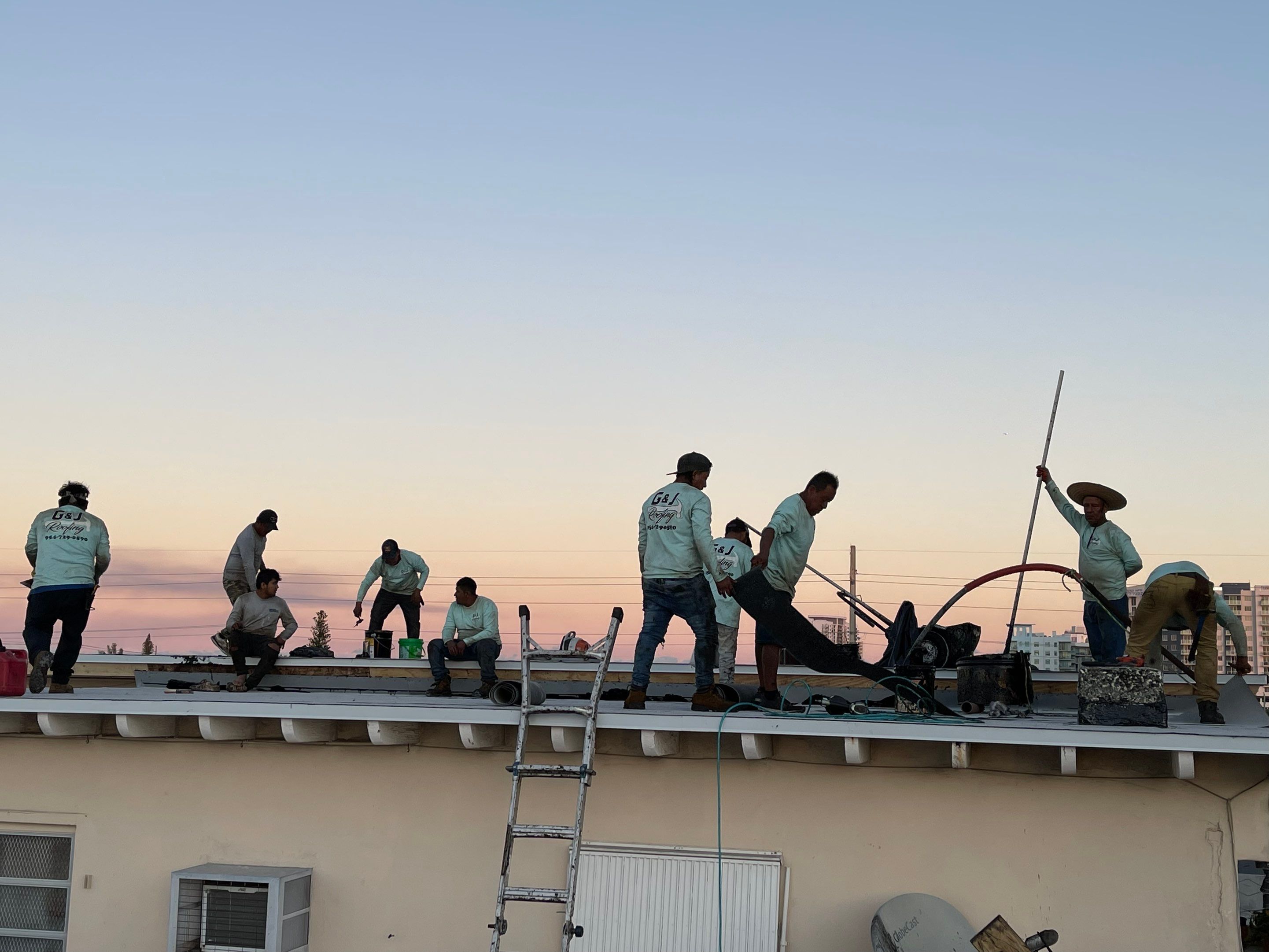 Hollywood Blvd., Hollywood, FL by G&J Roofing 